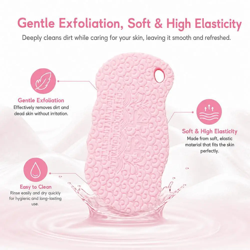 Painless Bath Sponge Brush Exfoliating Scrubber Magic Rub Mud Sponge For Adults Baby Kids Household Shower Scrub Cloth Bathing