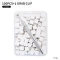 100pcs Gradient Sponge Brush Nail Art Sponge Set for DIY Nail Art Gel Polish Brush Glitter Powder Manicure Accessory