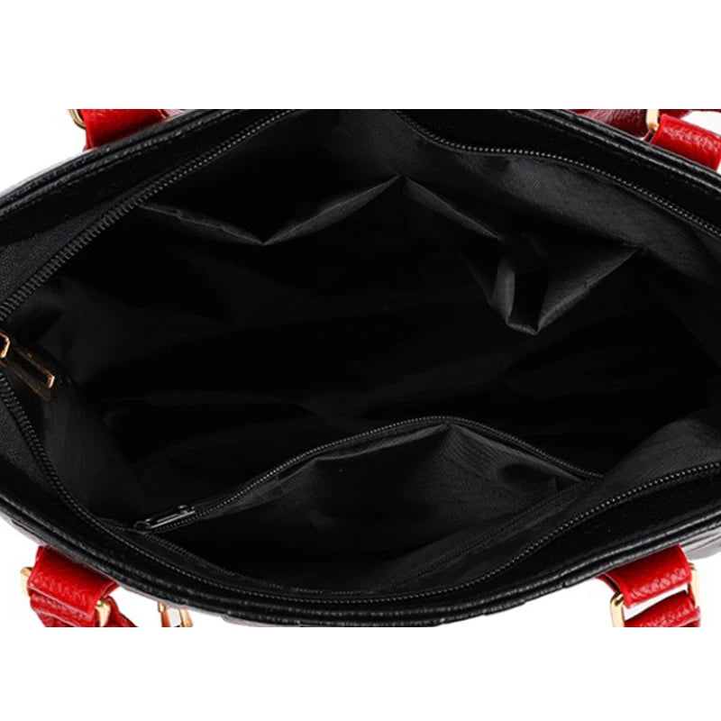 PU Leather Casual Crossbody Bags for Women Ladies Luxury Designer Tote Handbag Female Large Capacity Travel Shoulder Bag Sac