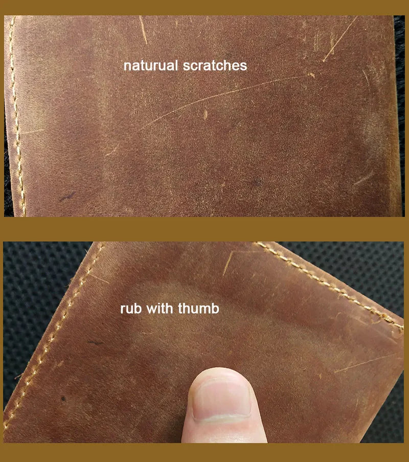 Unisex Genuine Leather Passport wallet Women Vintage Cow Leather Passport cover Wallet Men Credit Card Holder Travel Wallet