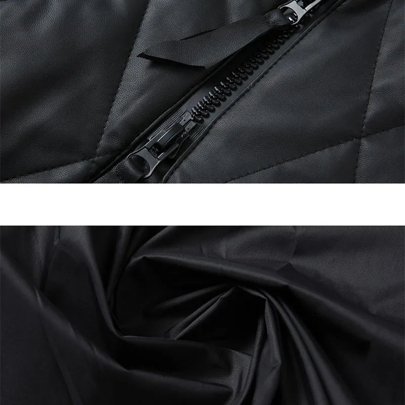 2022 High Quality Sheepskin Down Jacket Women Winter Coat Fox Fur Collar Hooded Natural Leather White Duck Down Outerwear KW1213