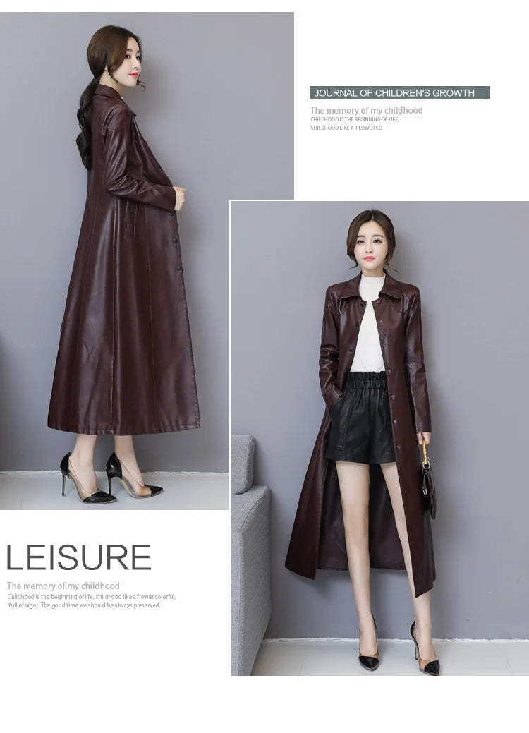 New Women Sheepskin Coat Autumn Winter 2026 Fashion Keep Warm Long Jacket Thicken Sheep Leather Coat Suede Outerwear Female