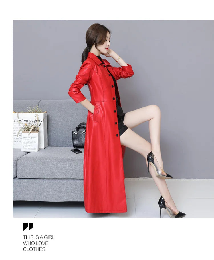 New Women Sheepskin Coat Autumn Winter 2026 Fashion Keep Warm Long Jacket Thicken Sheep Leather Coat Suede Outerwear Female