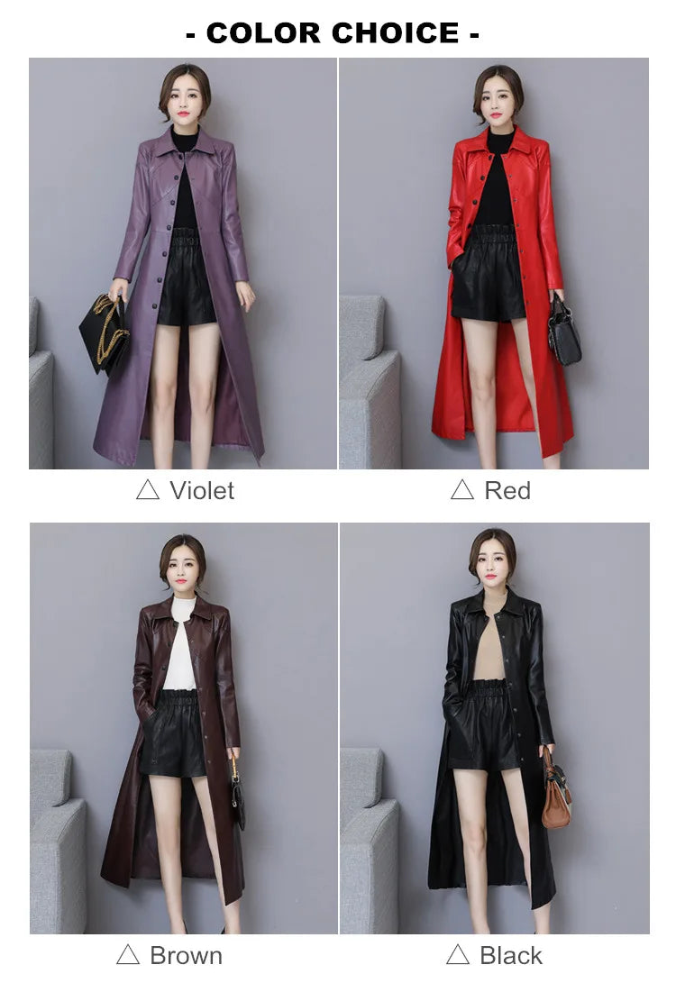New Women Sheepskin Coat Autumn Winter 2026 Fashion Keep Warm Long Jacket Thicken Sheep Leather Coat Suede Outerwear Female