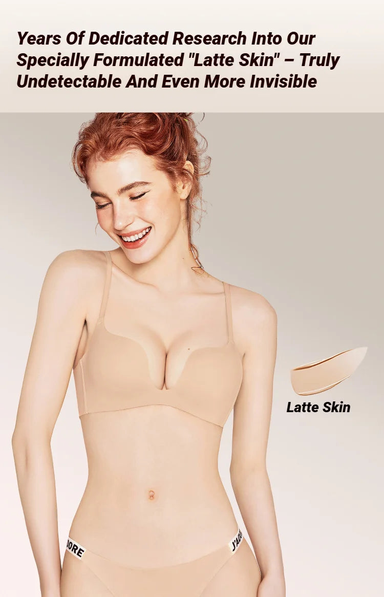 Women Seamless Bra Sexy No Wire Push Up Underwear Girls Students Breathable Thin Bras Female'S Gathered Ice Silk For Comfort