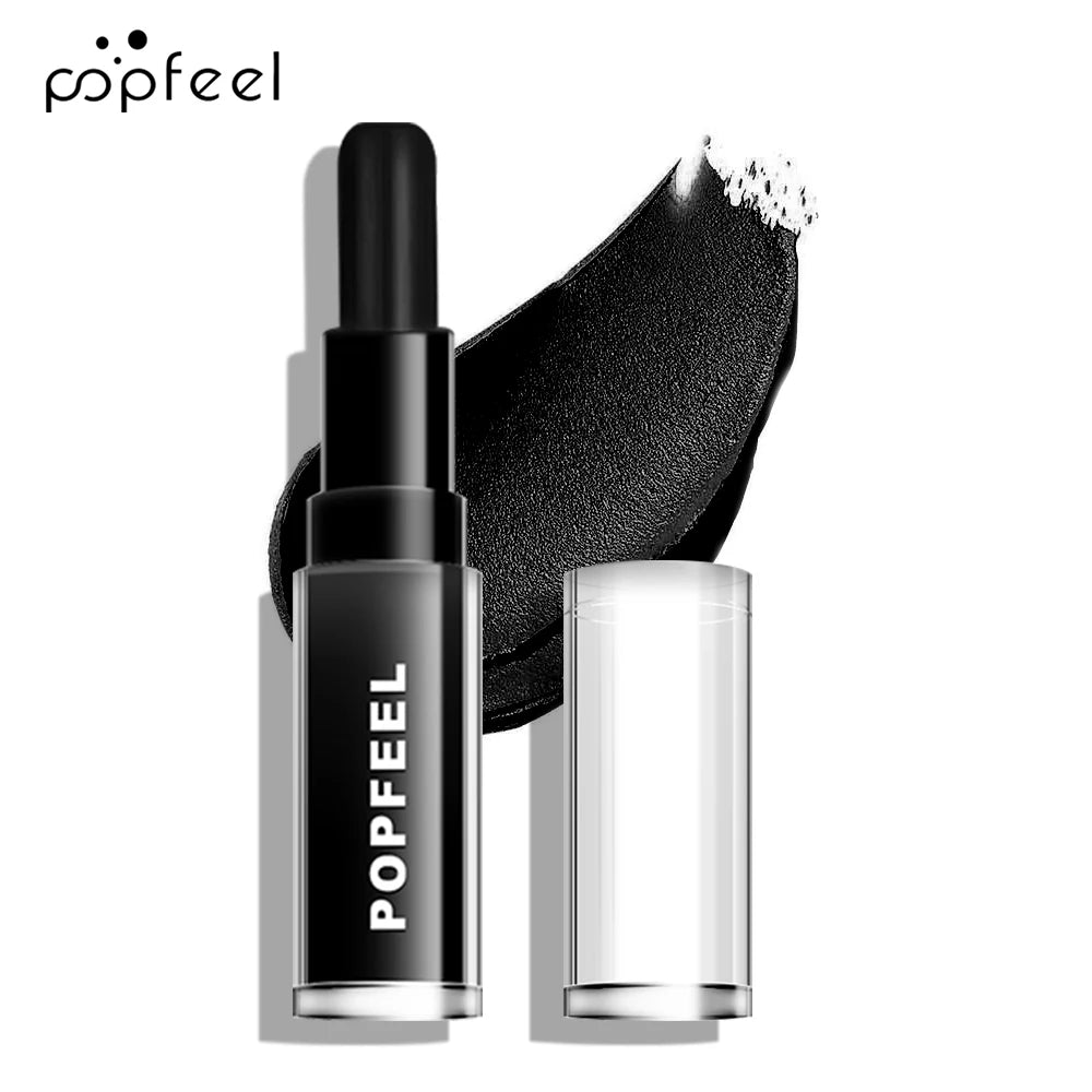 POPFEEL Hallowmas Lip Makeup Kit Black Lip Gloss Matte Lip Stick Long Lasting