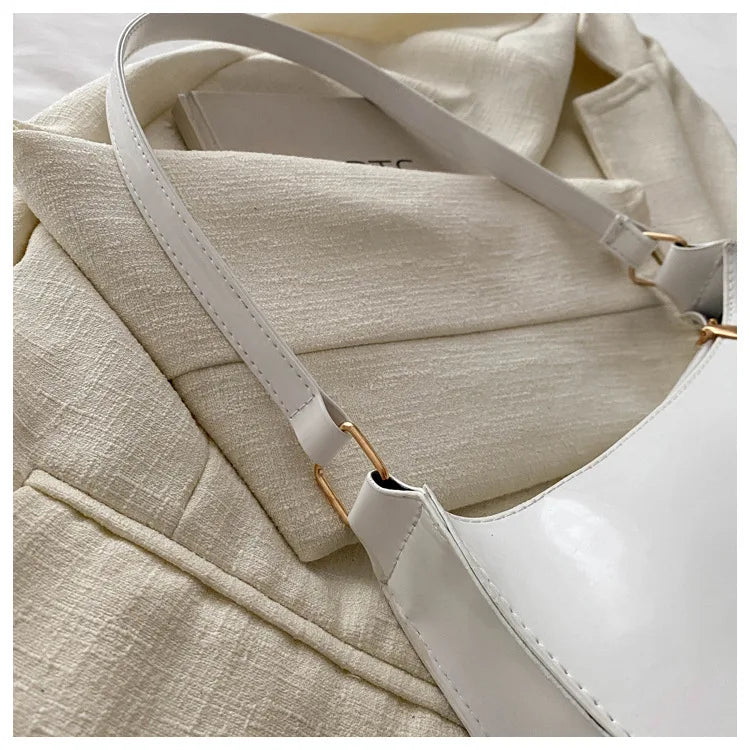 New Simple Casual Underarm Women's Bag Foreign Textured Hand Carry Small Square Bag Fashion Versatile Commuter Shoulder Bag