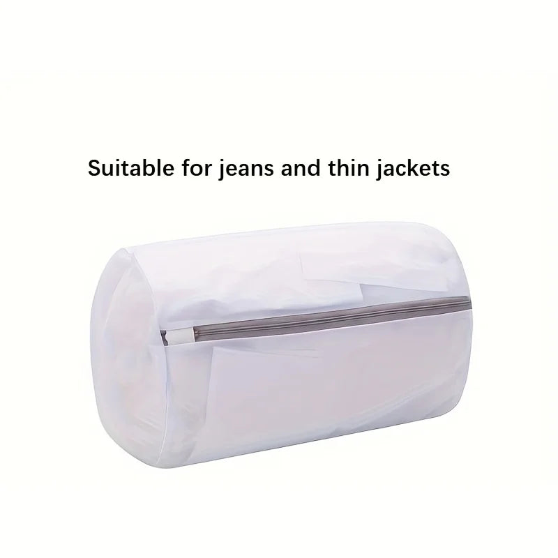 1/2pcs Versatile Shoe Washing Bag - Durable Mesh Laundry Bag for Sneakers Running Shoes Socks & Bras with Zipper Laundry Bag