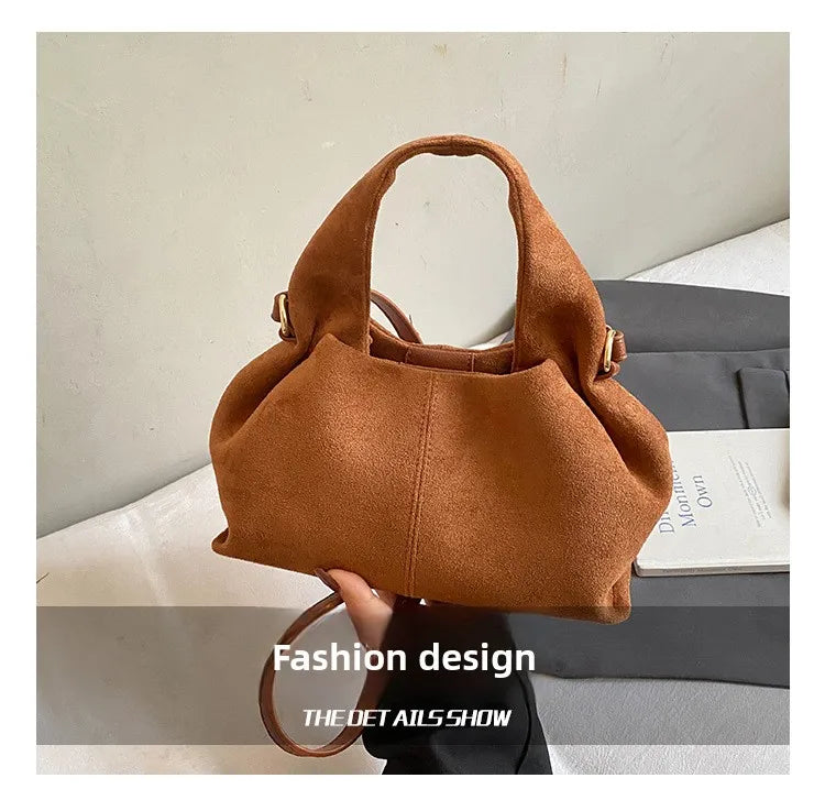 Ladies' Cloud Handbag Autumn New Fashion Dumpling Bun French Texture Shoulder Bag