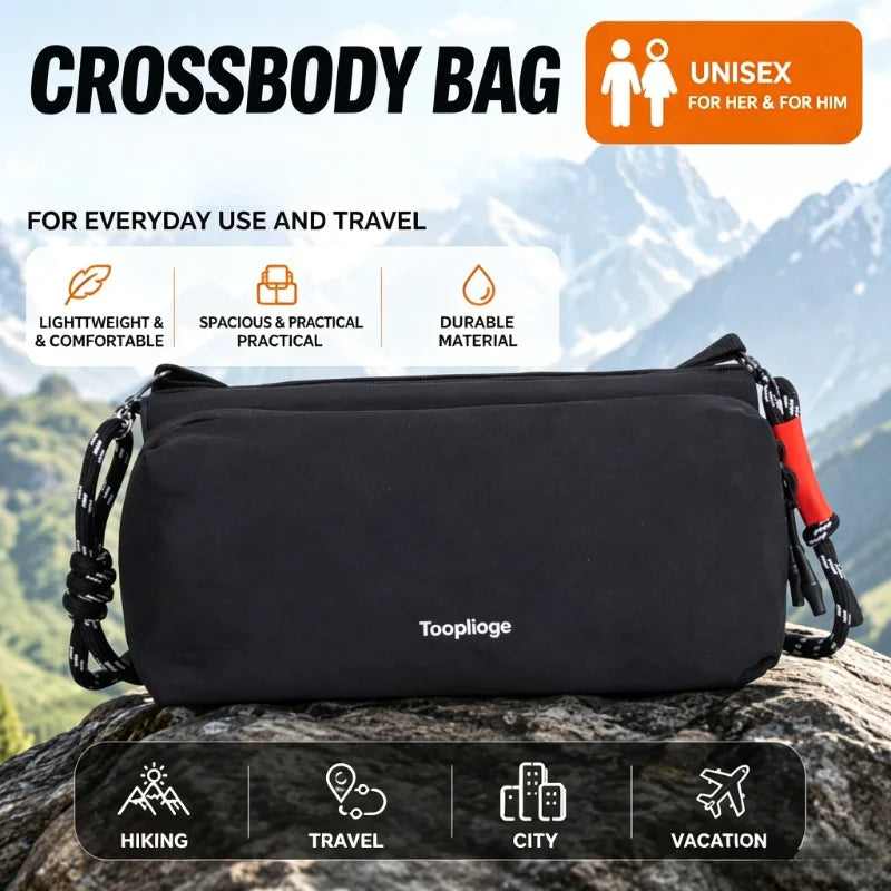 Aquarius Backpack - Same Style for Both Men and Women, Outdoor Mountaineering Cross-body Bag, Lightweight, Multi-layered Small C