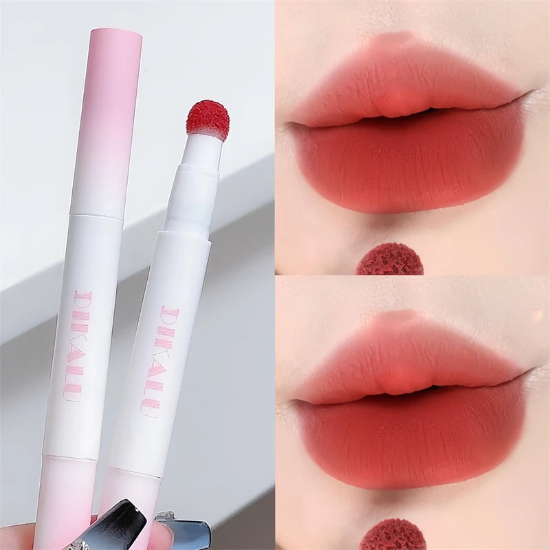 DIKALU Matte Lip Gloss | Air Cushion Lip Powder Cream | Long-Lasting Non-Fading Lip Mud