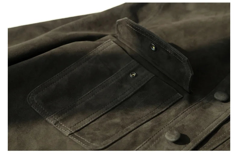 Classic Quality Leather Jacket For Women 2025 Winter Cashmere Suede Leather Coat Female Slimming Versatile Jaqueta Streetwear