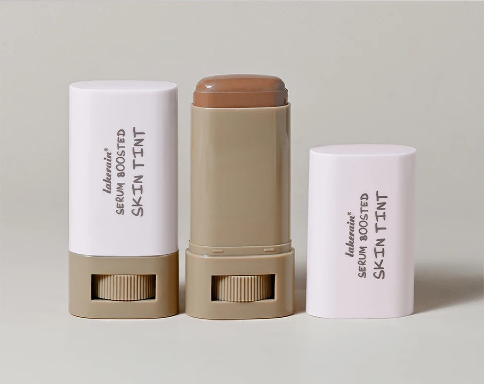 Skin Tint Stick Waterproof Nourishing Solid Tinted Serum Foundation Skin Tint Balm Face Tinted Face Contour Stick Makeup