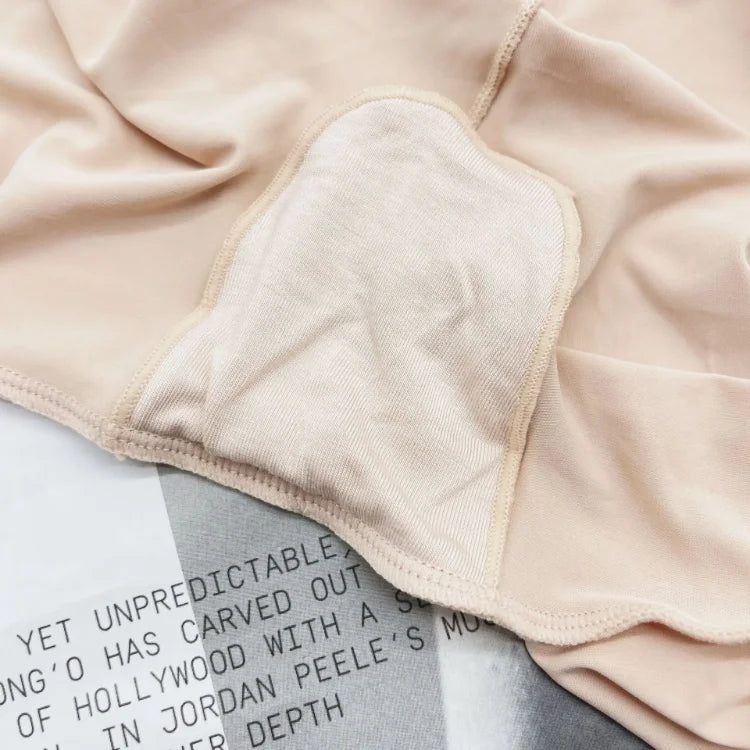 CHUANGERM Seamless High Waist Shorts Panties For Women Tummy Control Hip Lift Ice Silk Safety Pants Sports Underwear