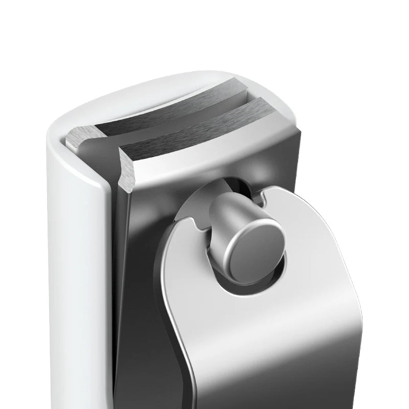 Mijia Anti-Splash Nail Clipper, Portable Durable 420 Stainless Steel Sharp Pedicure Trimmer Nails File with Storage Shell