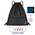Lightweight Drawstring Backpack for Men and Women Sports Fitness Backpack Outdoor Leisure Backpack Zipper Bag
