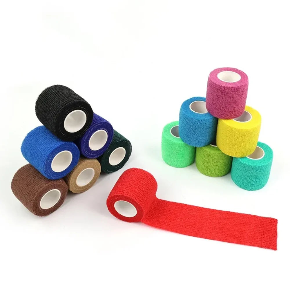 New Hot Elastic Bandage Elastoplast Self Adhesive Tape Sports Protect Wrist Palm Finger Arm Shoulder Knee Ankle Pets Leg Tattoo