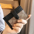 New in Women Short Small Wallets Fold Card Holder ID Bag Coin Purse Ladies Wallets Anti-degaussing Driver's License Card Holder