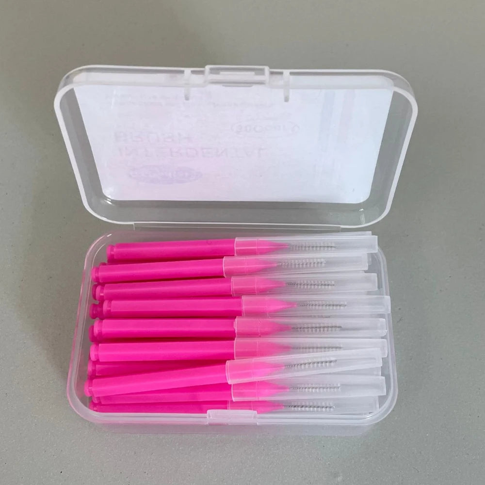 30Pcs Interdental Brushes Health Care Teeth Whitening Interdental Cleaners Orthodontic Dental Tooth Brush Oral Hygiene Tool