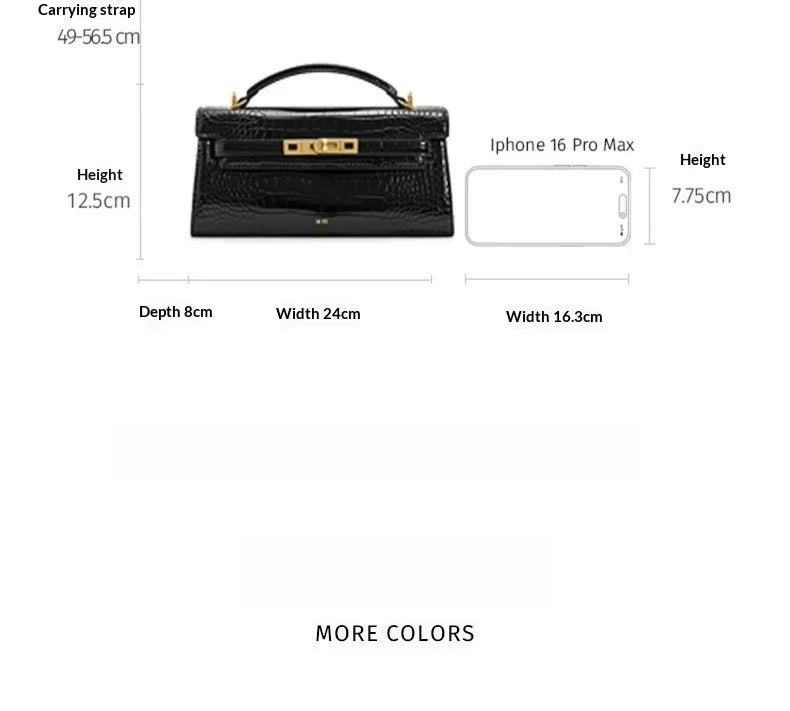 JW PEI Handbag, Crocodile Pattern, New Style, High-end, Handbag/crossbody Bag for Women