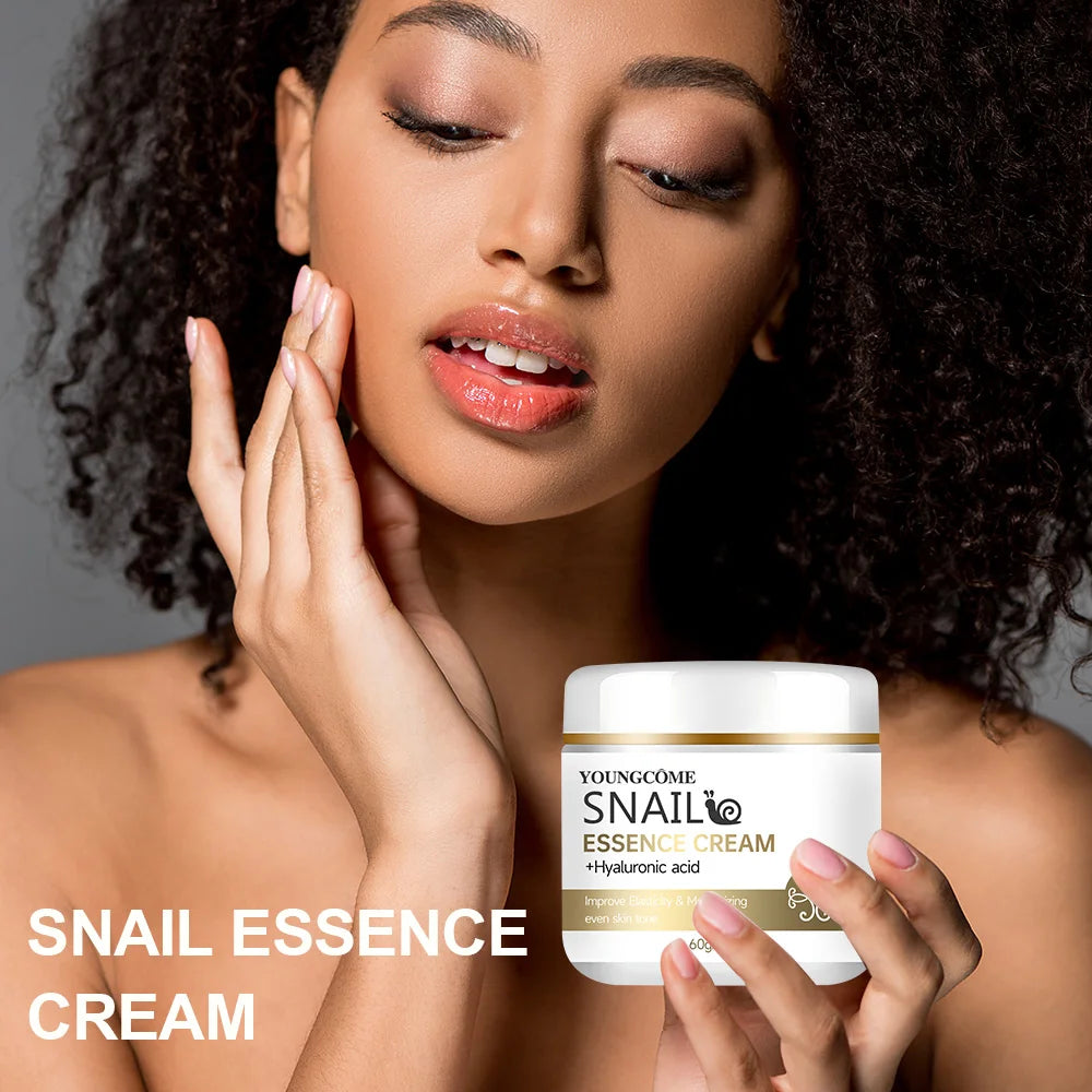 Snail essence Cream with Hyaluronic Acid, Retinol Moisturizing Firming Lightening Repairing Smooth Skincare Whitening Creams