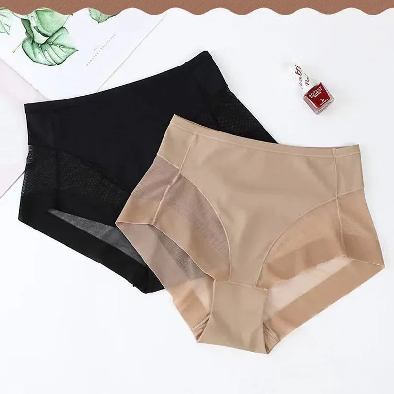 CHUANGERM Women's High Waist Tummy Control Butt Lifter Slimming Shaping Panties Shapewear Trainer Underwear