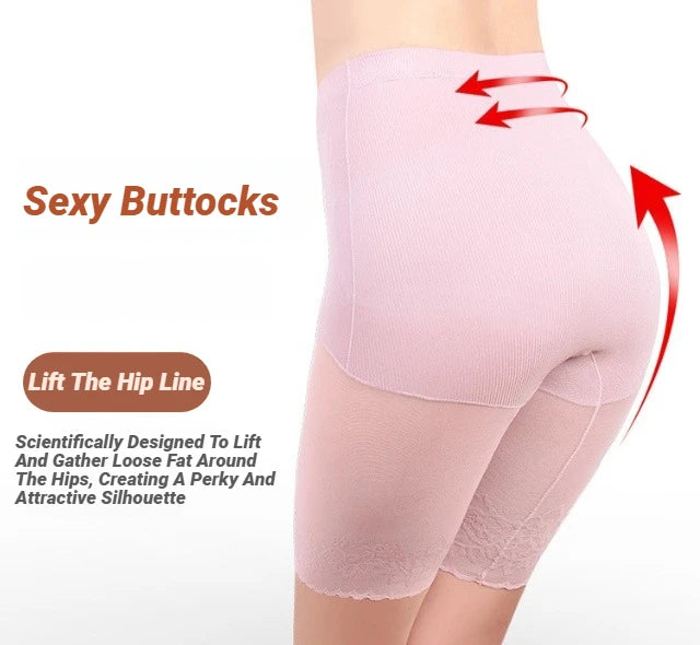 Plus Size Safety Short Pants Summer Women Seamless Underskirt Shorts Anti Rub Thigh Boyshorts Sexy Lace Boxers Pregnant High
