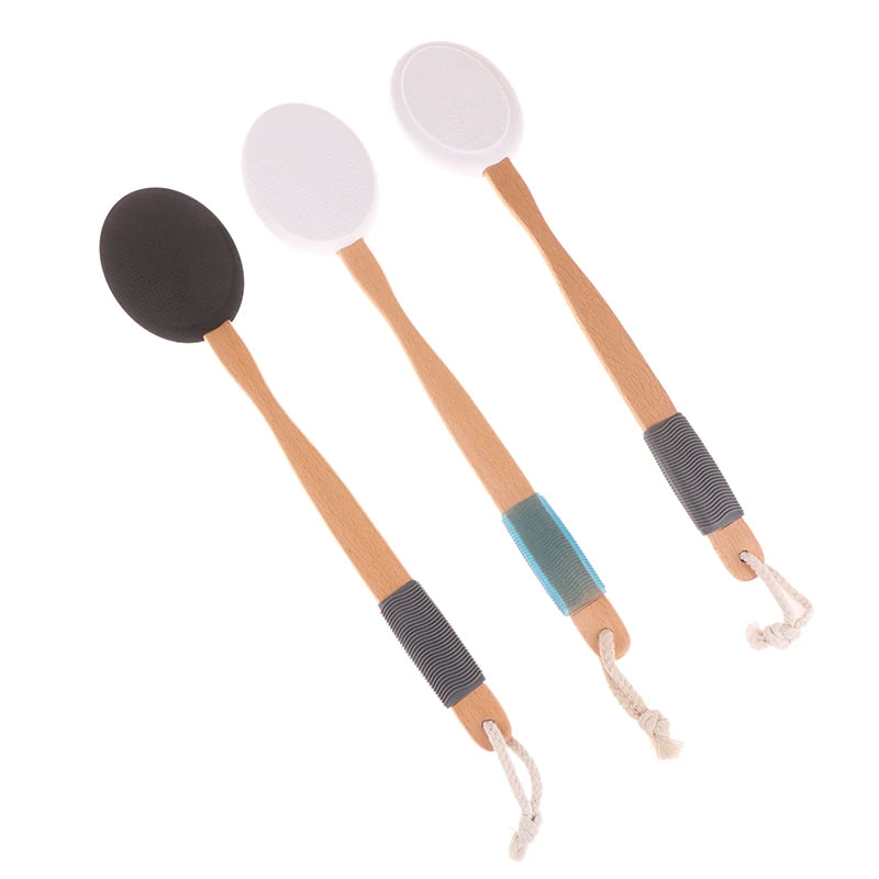 Multi-Function Lotion Sunscreen Ointment Applicator Silicone Long Handle Body Cleaner Shower Brush Sunscreen Back Applicator