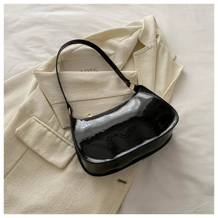 New Simple Casual Underarm Women's Bag Foreign Textured Hand Carry Small Square Bag Fashion Versatile Commuter Shoulder Bag