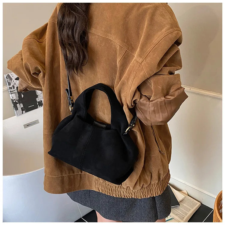 Ladies' Cloud Handbag Autumn New Fashion Dumpling Bun French Texture Shoulder Bag