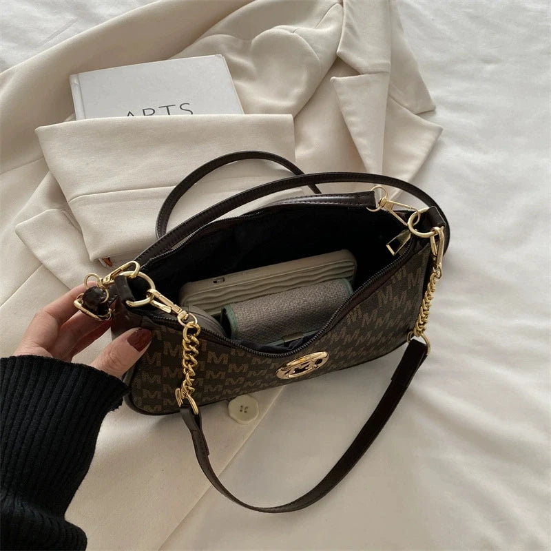 Vintage Style Handbag Crossbody Bag Adjustable Strap Women Messenger Shoulder Bag Sophisticated Accessory Tote Bag Purse
