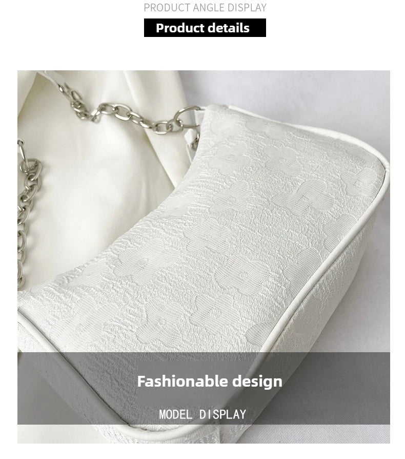 Fashion Felt Shoulder Bags for Women Small Casual Underarm Bag Female Hand Crossbody Bags for Women