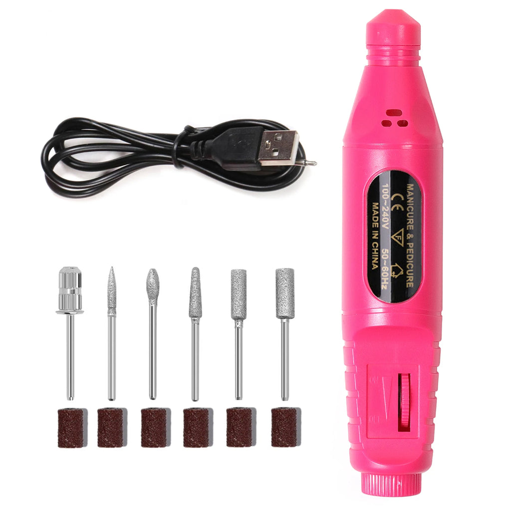 Electric Nail Drill Machine Set Pedicure Grinding Equipment Mill For Manicure Professional Strong Nail Polishing Tool