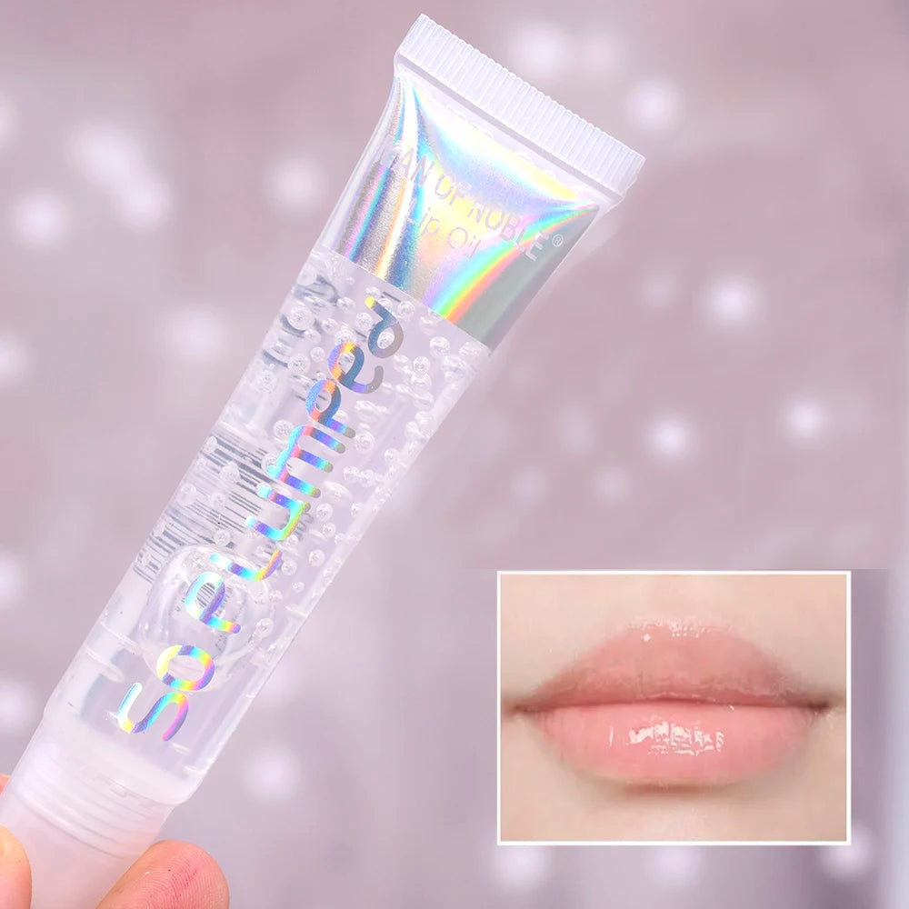6Pcs Fruity Flavor Watery Glossy Lip Gloss Set Clear Lip Gel Hydrating Moisturizing Lip Gloss Women Lips Makeup Wholesale