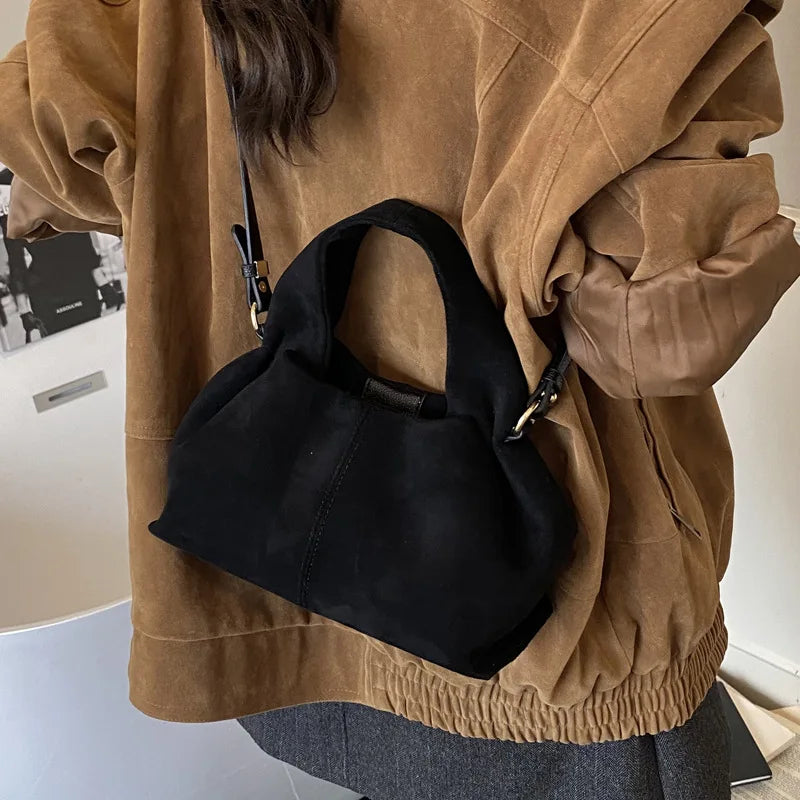 Ladies' Cloud Handbag Autumn New Fashion Dumpling Bun French Texture Shoulder Bag
