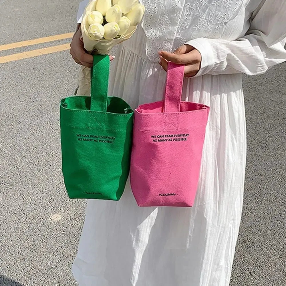Casual Handbags Canvas Shoulder Crossbody Bags Large Capacity Shopper Bag Letters Shoulder Crossbody Bags Purse