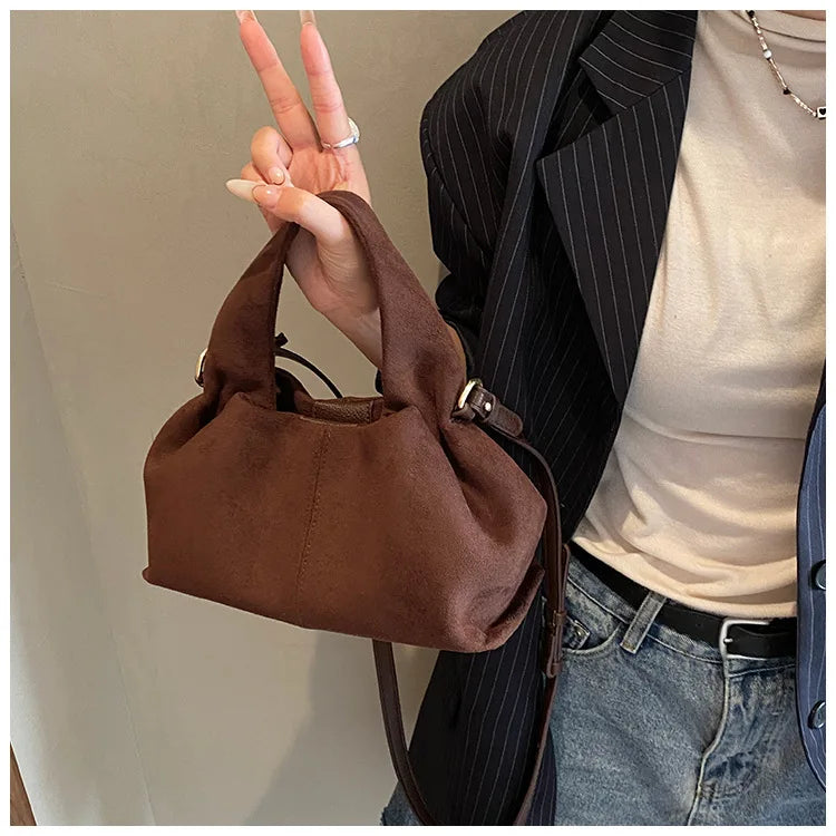 Ladies' Cloud Handbag Autumn New Fashion Dumpling Bun French Texture Shoulder Bag