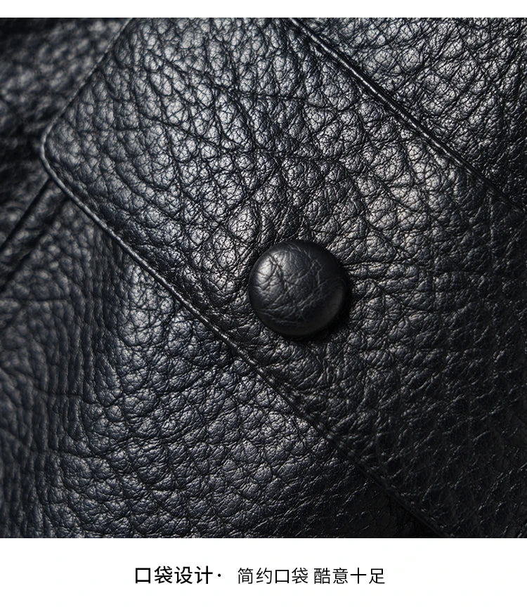 fashion genuine leather jacket woman, 2025 autumn sheepskin coat
