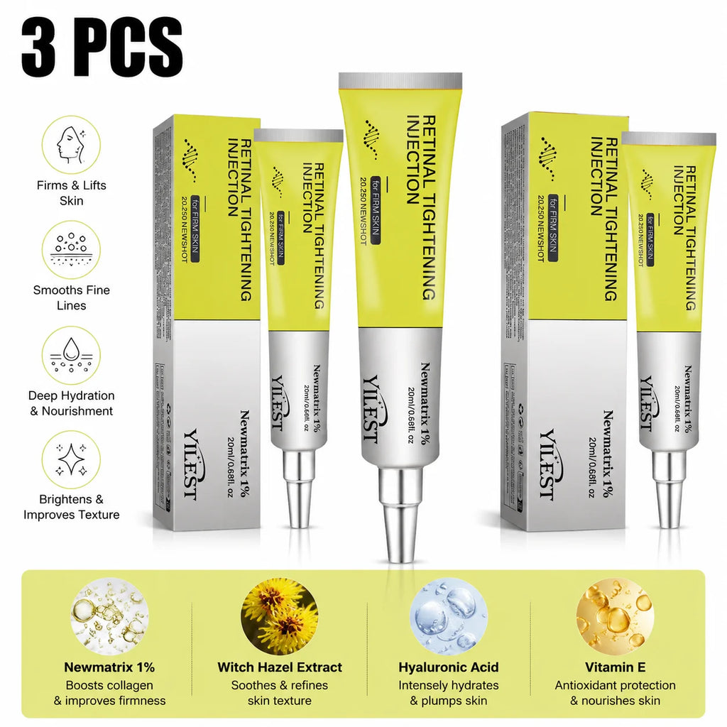 Retinal Eye Cream 20ml with Retinol Ceramide Panthenol Hydrating Firming Eye Care Cream for Fine Line Skin Care