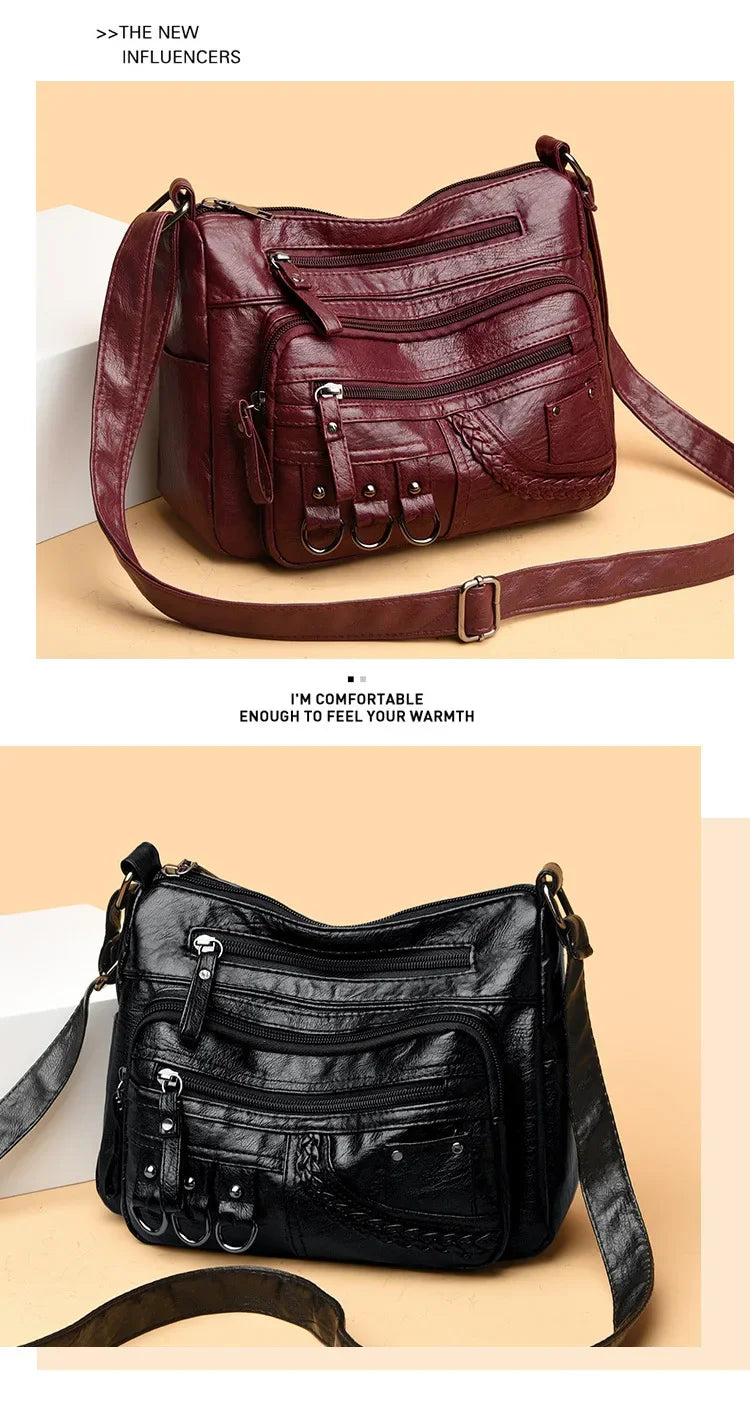 Women Crossbody Shoulder Bag New Premium Fashion Handbag For Moms Stylish Lightweight Everyday Tote With Adjustable Strap