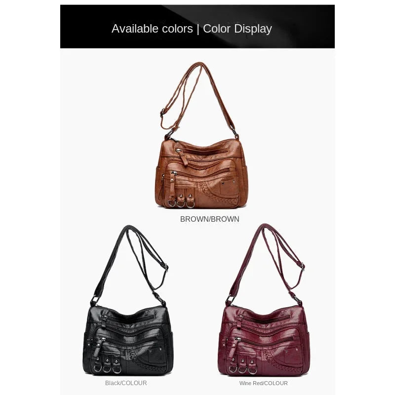 Women Crossbody Shoulder Bag New Premium Fashion Handbag For Moms Stylish Lightweight Everyday Tote With Adjustable Strap