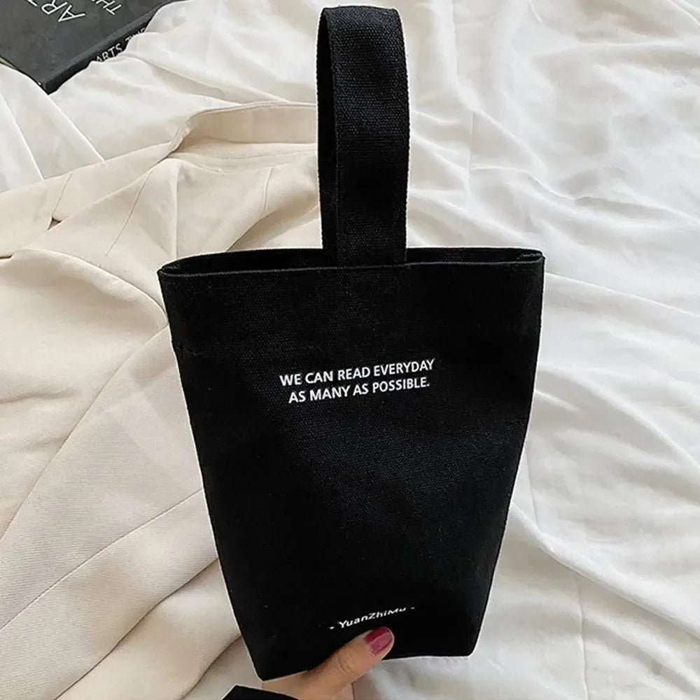 Casual Handbags Canvas Shoulder Crossbody Bags Large Capacity Shopper Bag Letters Shoulder Crossbody Bags Purse