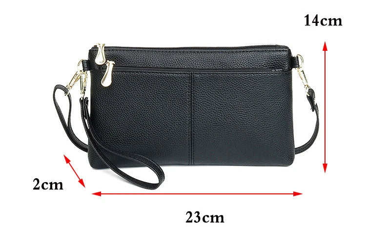 Fashion Women Clutch Bag PU Leather Crossbody Bags Small Shoulder Handbag Female Mobile Phone Purse Bags
