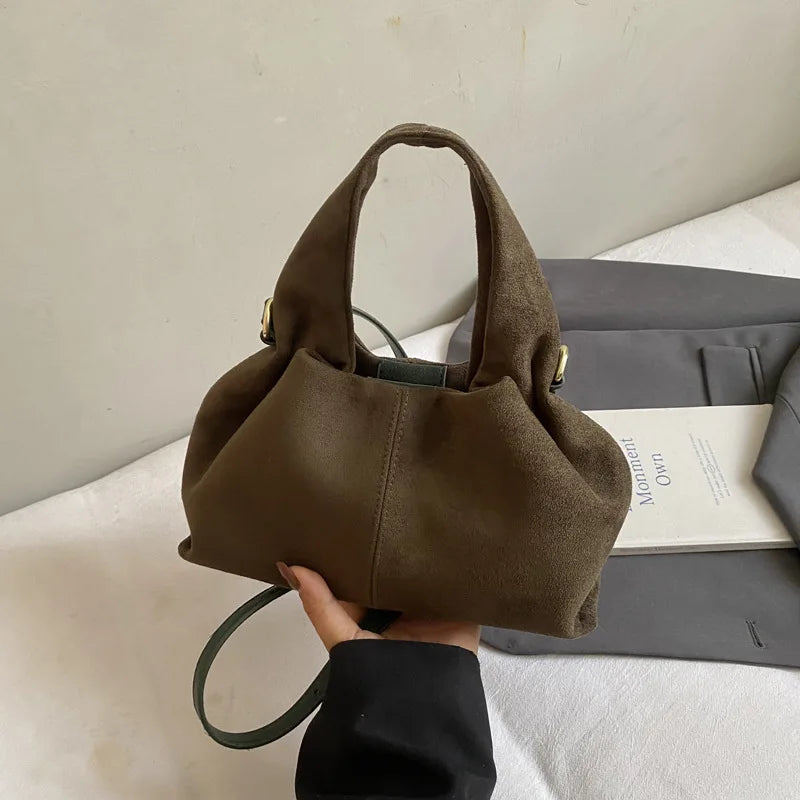 Ladies' Cloud Handbag Autumn New Fashion Dumpling Bun French Texture Shoulder Bag