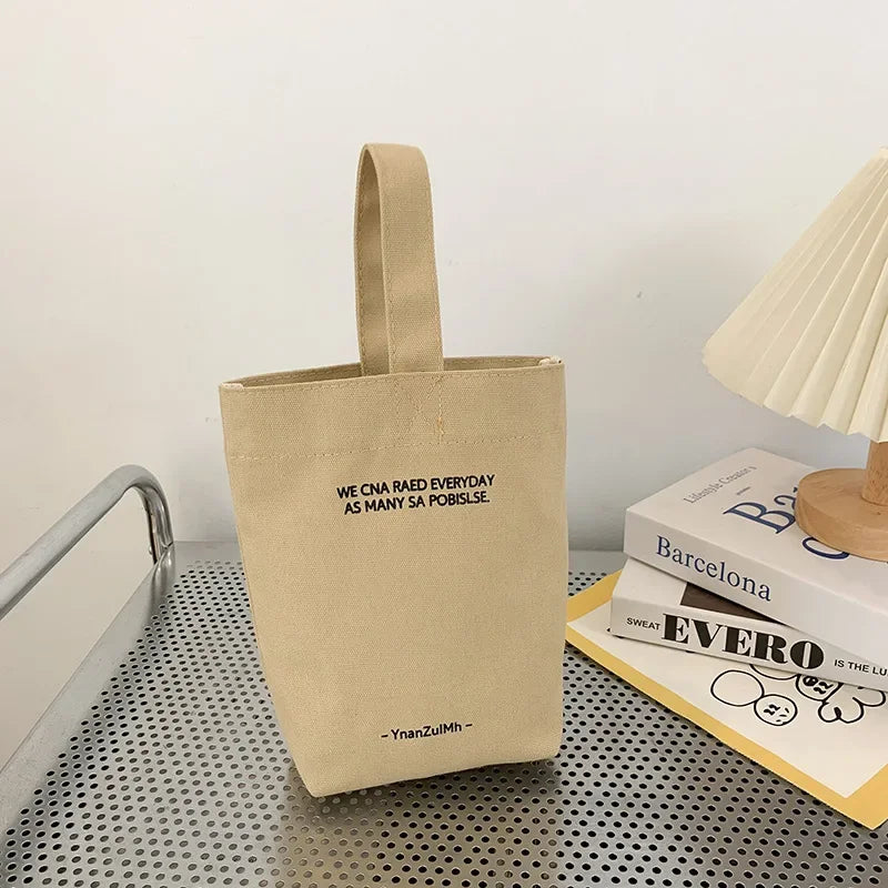 Casual Handbags Canvas Shoulder Crossbody Bags Large Capacity Shopper Bag Letters Shoulder Crossbody Bags Purse