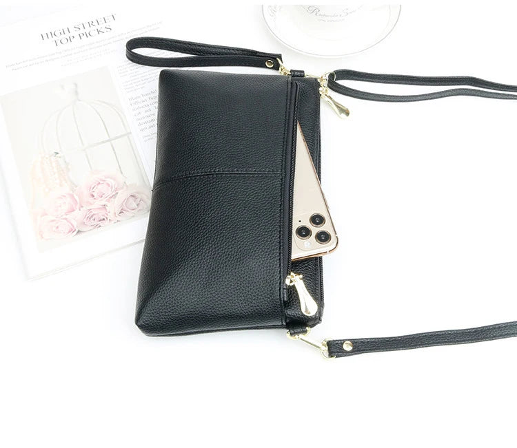 Fashion Women Clutch Bag PU Leather Crossbody Bags Small Shoulder Handbag Female Mobile Phone Purse Bags