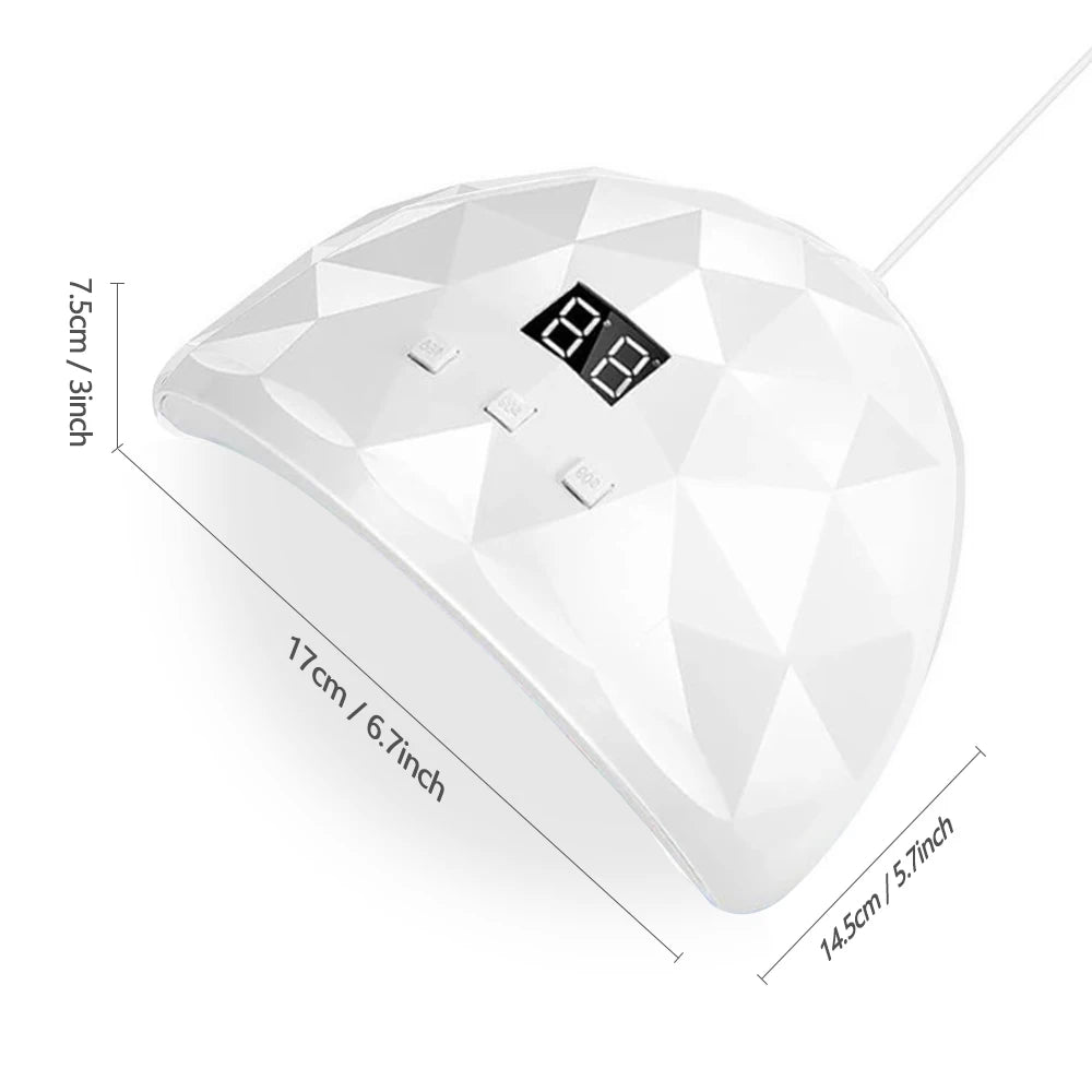 Nail Dryer Lamp UV Light for Nails Eyes Protection UV Lamp for Gel Nails Gel Nail Polish Curing Dryer Home Salon Tool