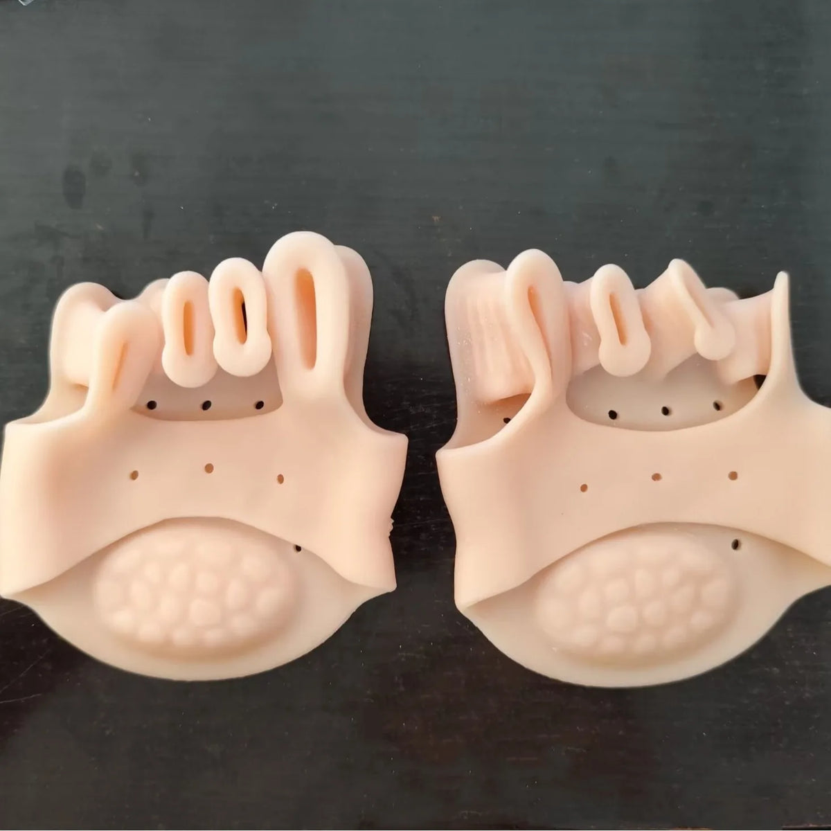Five-Hole Toe Separator Thick Breathable Forefoot Foot Pad Arch Support Cushion Insert Accessory for Daily Shoe Use
