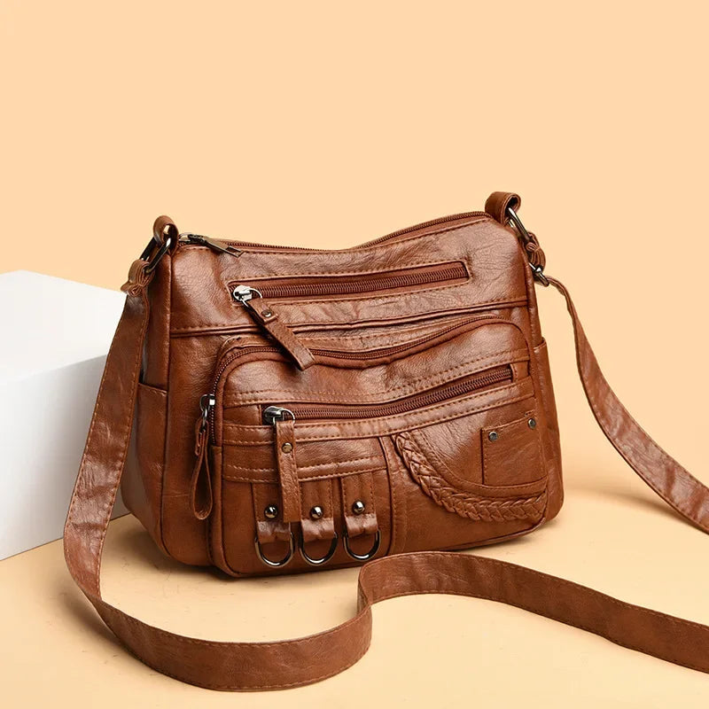 Women Crossbody Shoulder Bag New Premium Fashion Handbag For Moms Stylish Lightweight Everyday Tote With Adjustable Strap