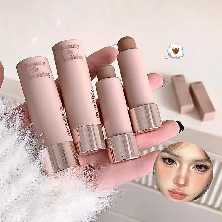Cappuvini Moisturizing Silky Three-dimensional Contour Stick Natural Matte Single Color Suitable For Nose Shadow Makeup Contour